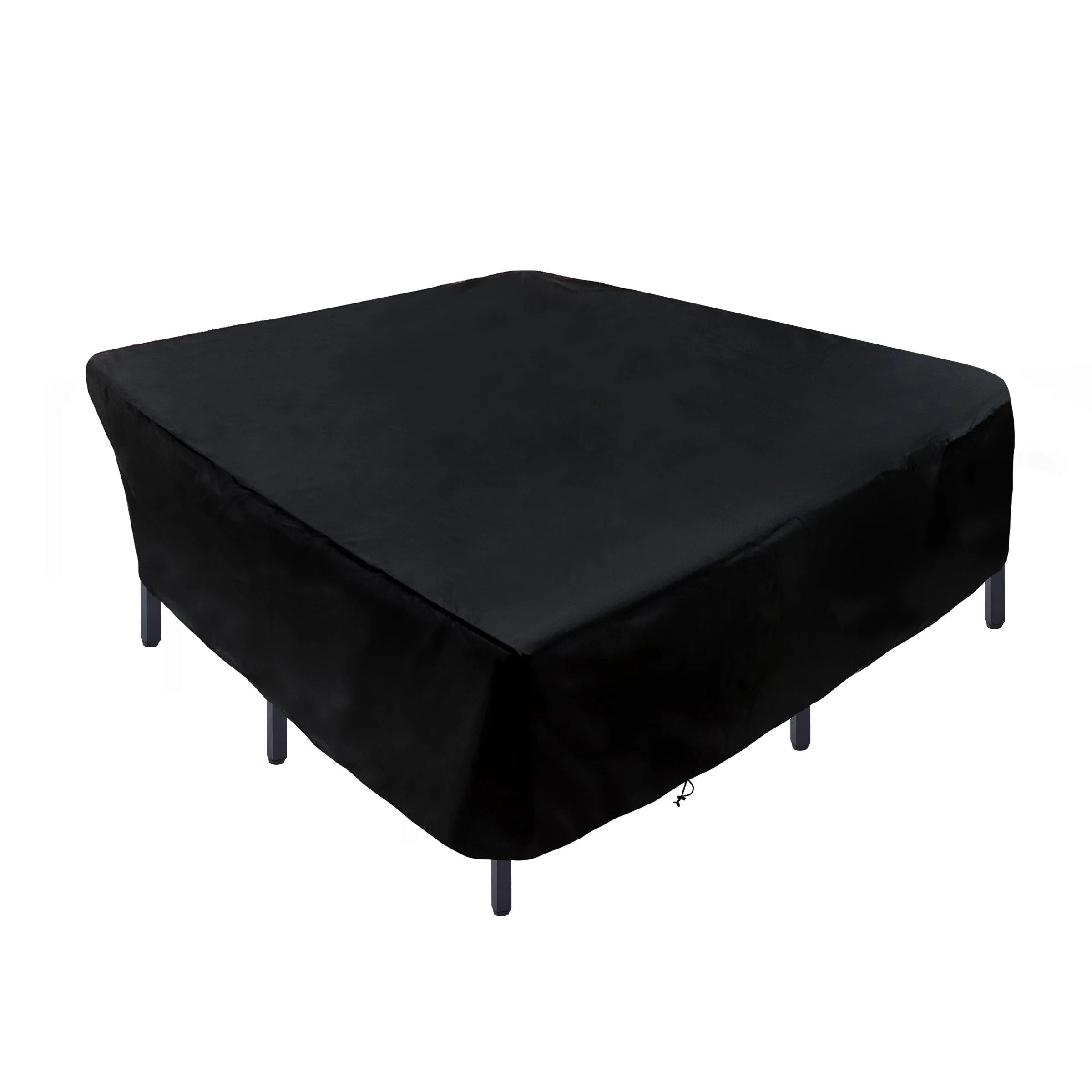 96 in. Waterproof Patio Furniture Cover with Rope and Metal Buckles