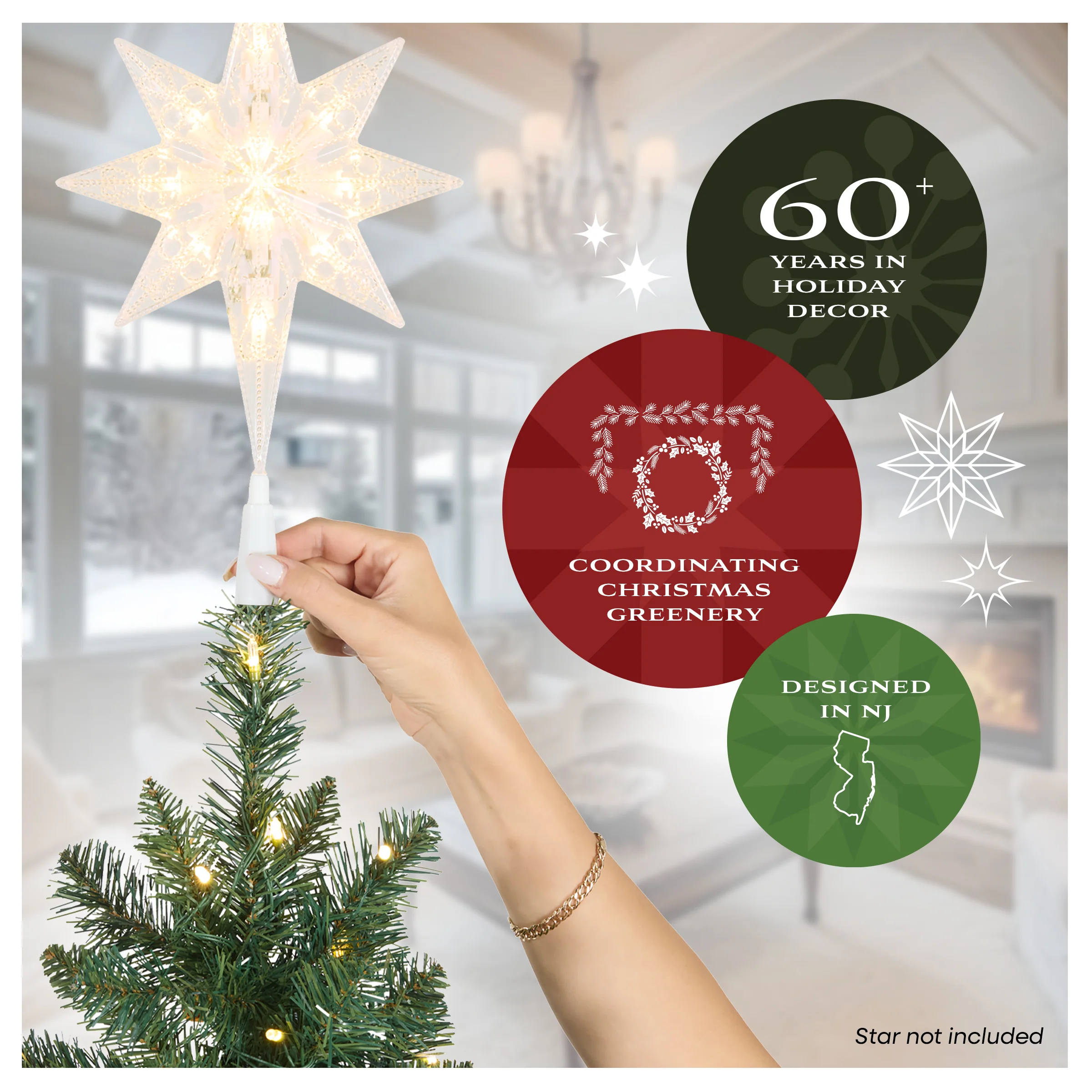 6.5 ft. Pre-Lit Dunhill Fir Slim Tree with Clear Lights - Image 8