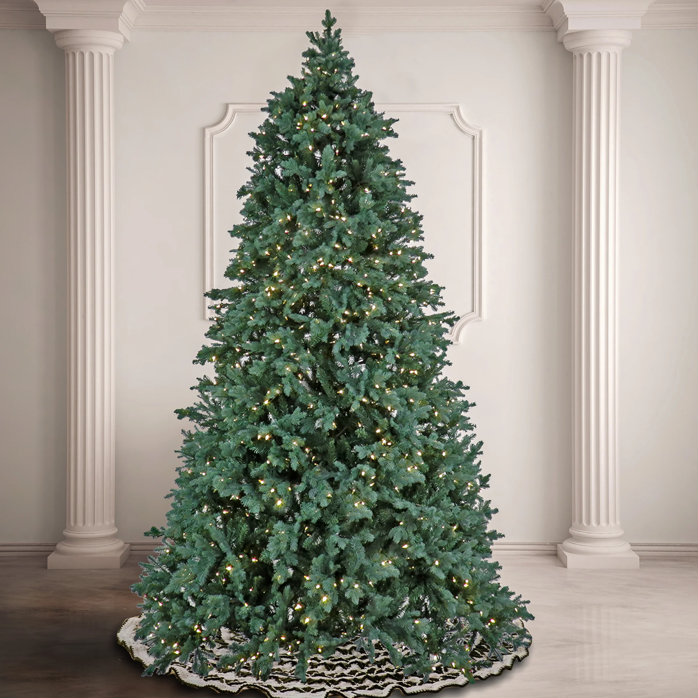 6.5 ft. Pre-Lit Wellesley Fir Tree with Powerconnect Dual Color LED Lights - Image 2