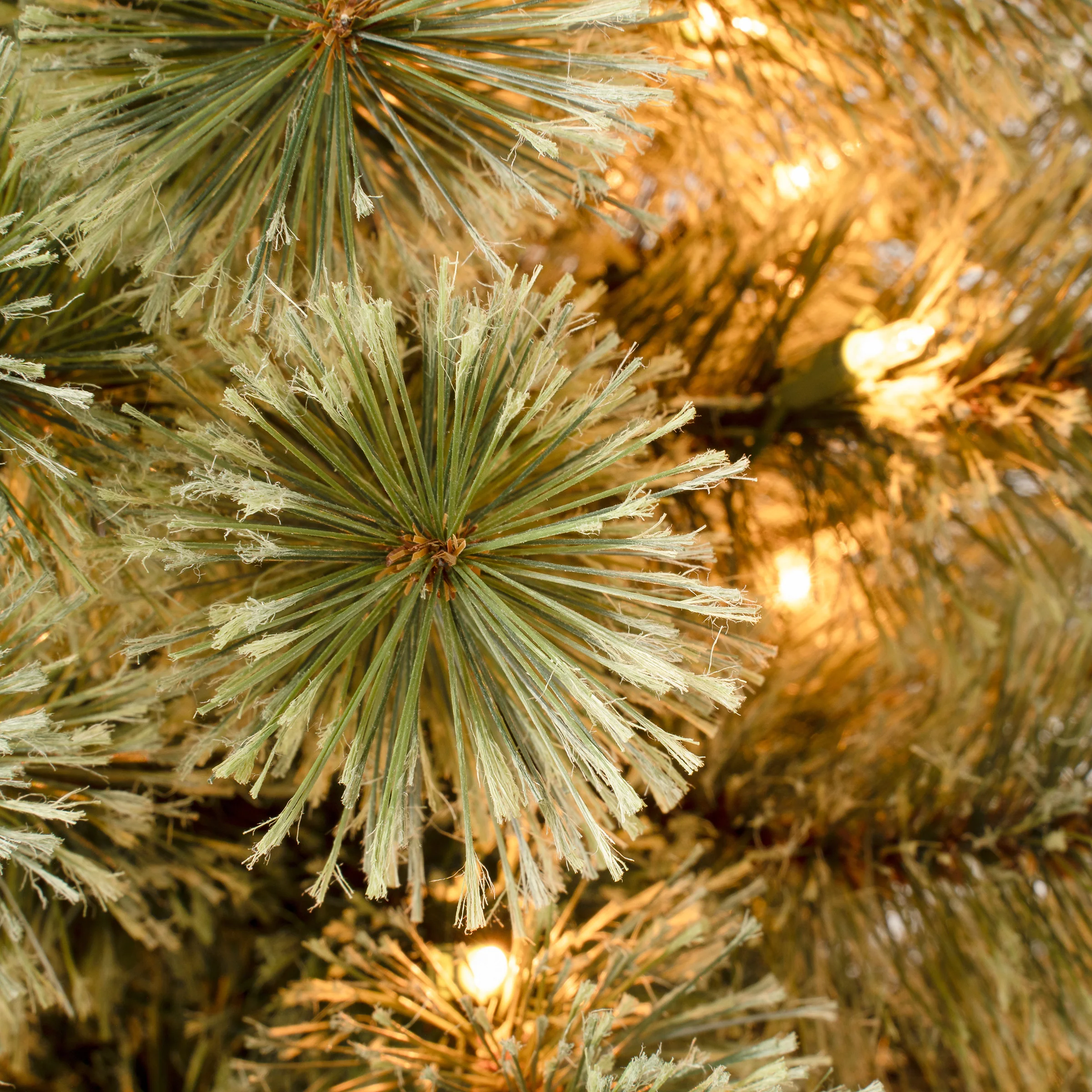 6 ft. Pre-Lit Arcadia Pine Cashmere Slim Tree with Clear Lights, Plug-In - Image 3