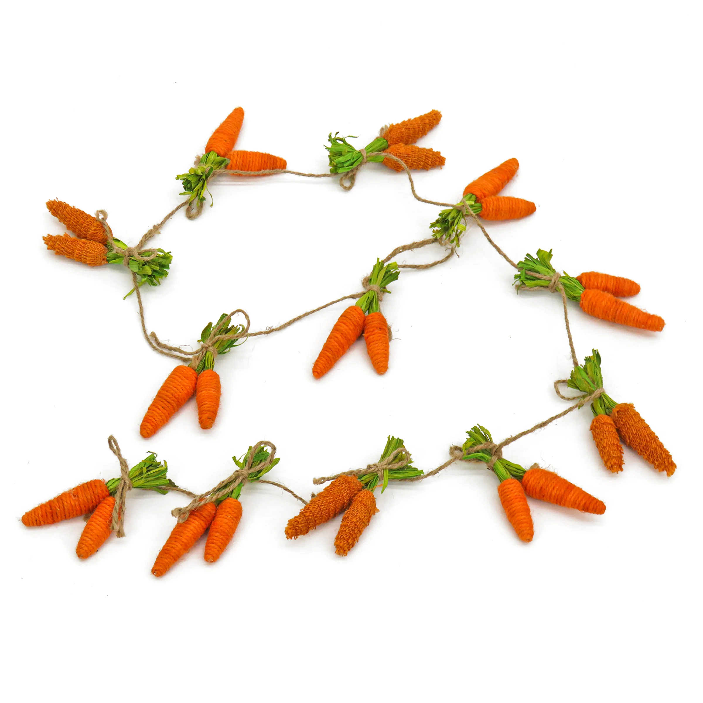64 in. String of Carrots Easter Garland