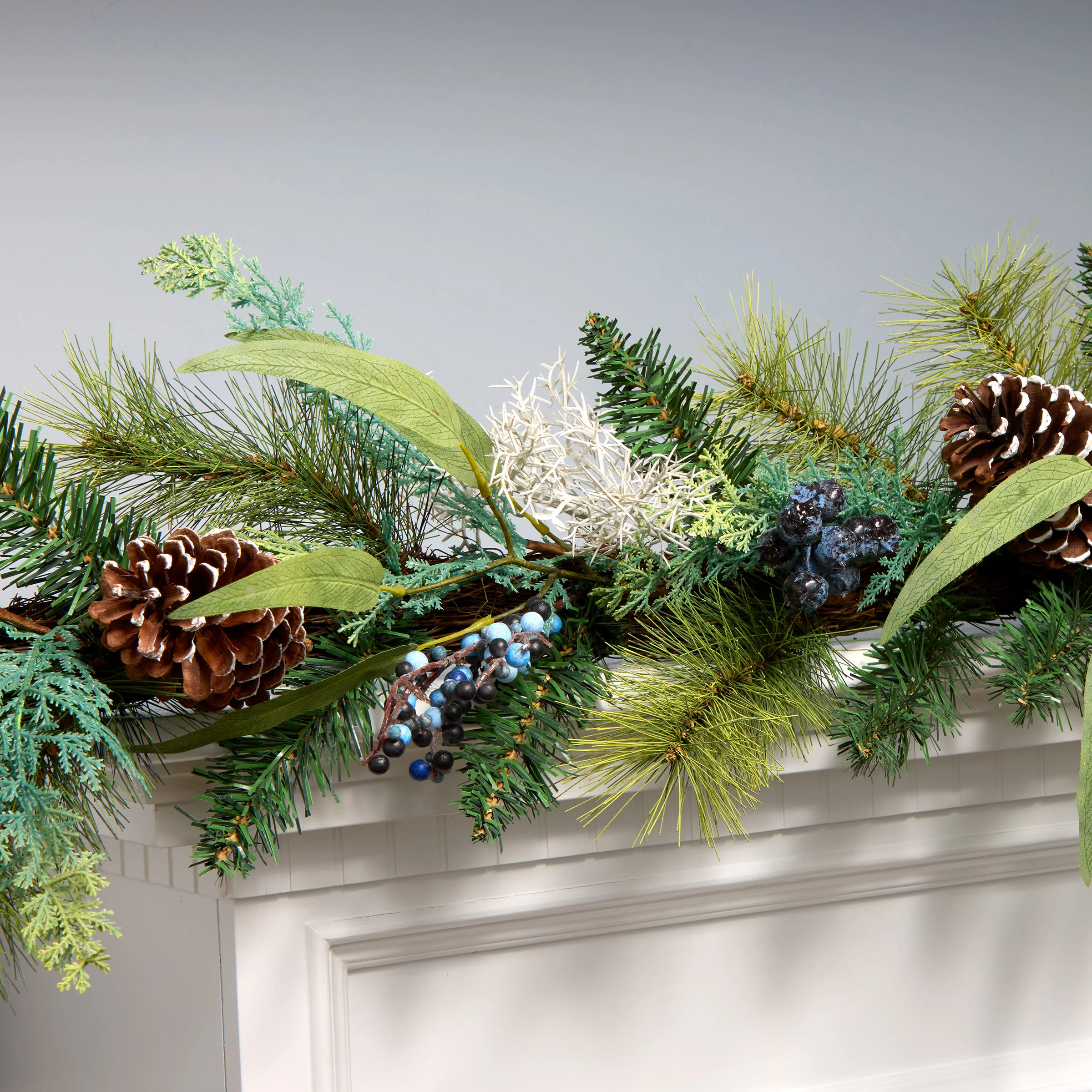 6 ft. Blueberry Fields Garland - Image 6