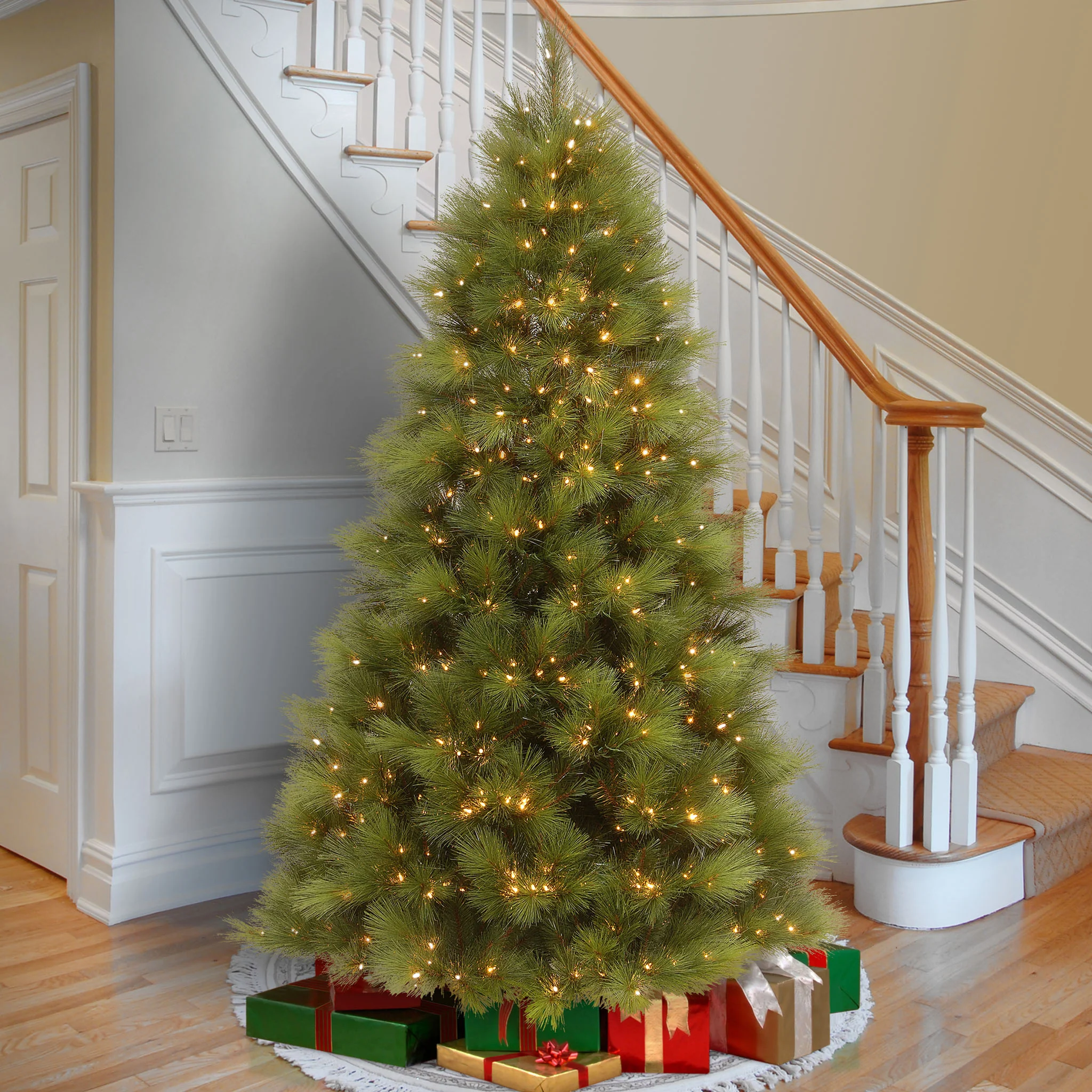 7.5 ft. Pre-Lit Arcadia Pine Tree with Dual Color LED Lights - Image 2