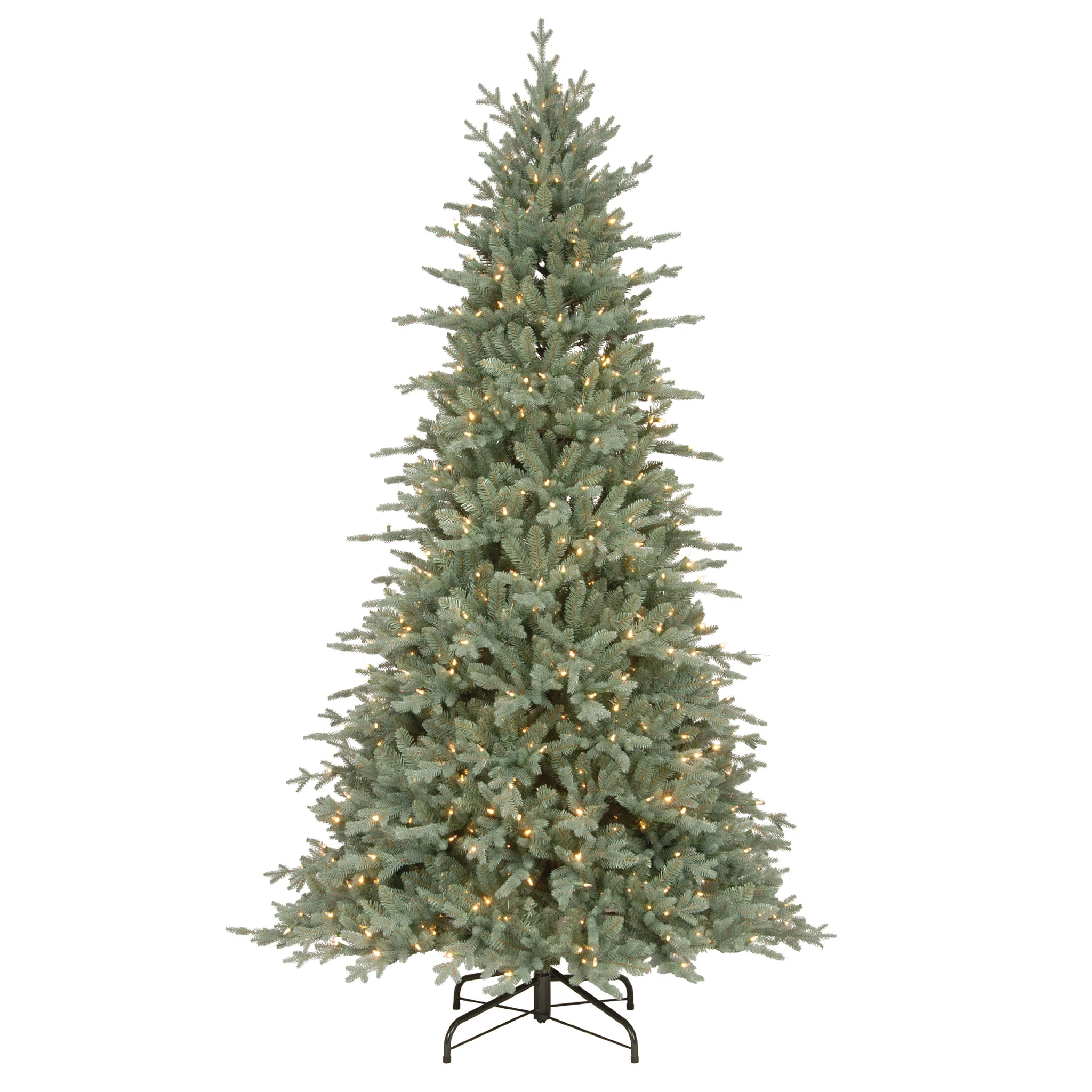 7.5 ft. Pre-Lit Buckingham Blue Spruce Tree with Clear Lights