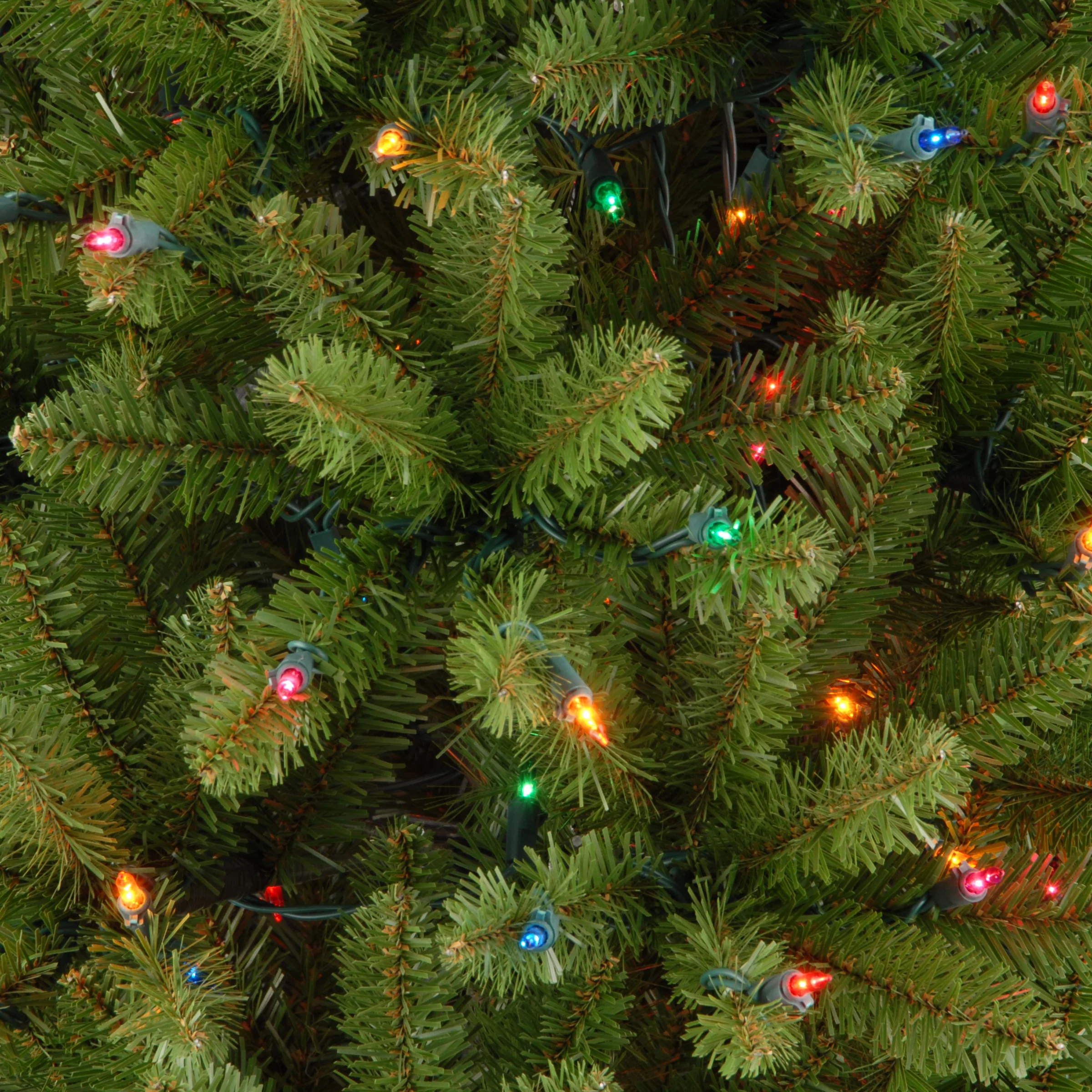 7.5 ft. Pre-Lit Kingswood Fir Pencil Tree with Multicolor Lights, Plug-In - Image 11