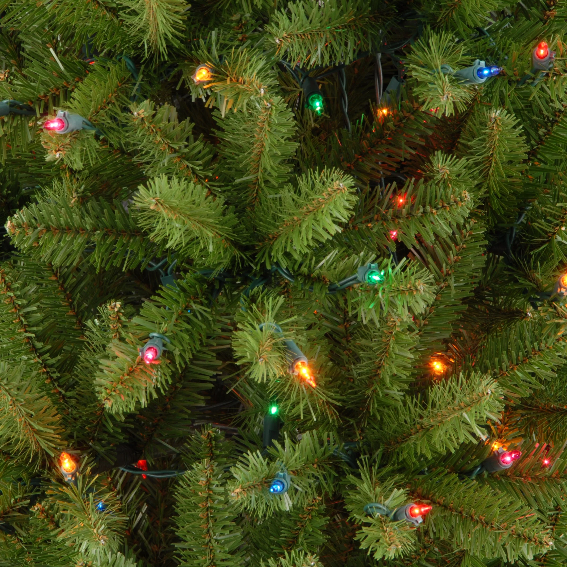 7.5 ft. Pre-Lit Kingswood Fir Pencil Tree with Multicolor Lights, Plug-In - Image 7