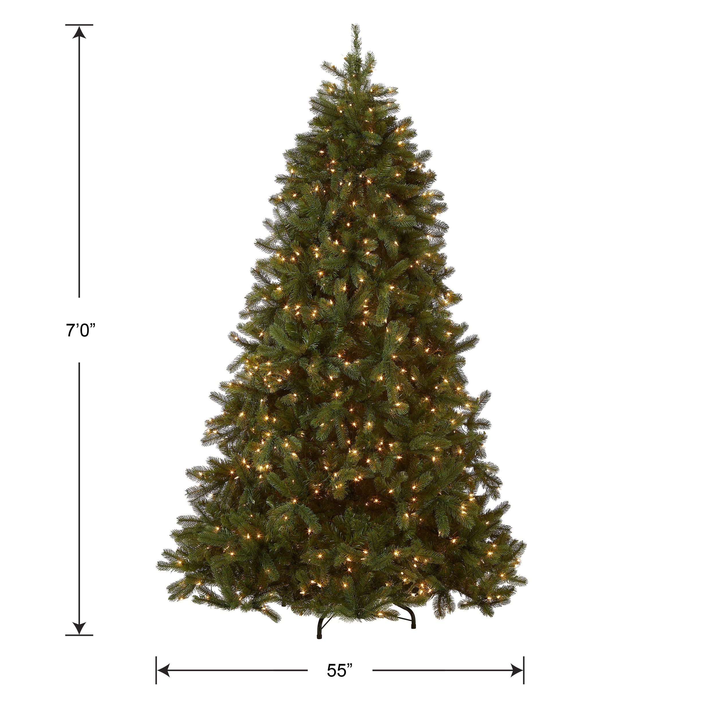 7 ft. Pre-Lit Downswept Douglas Fir Tree with Clear Lights, Plug-In - Image 11