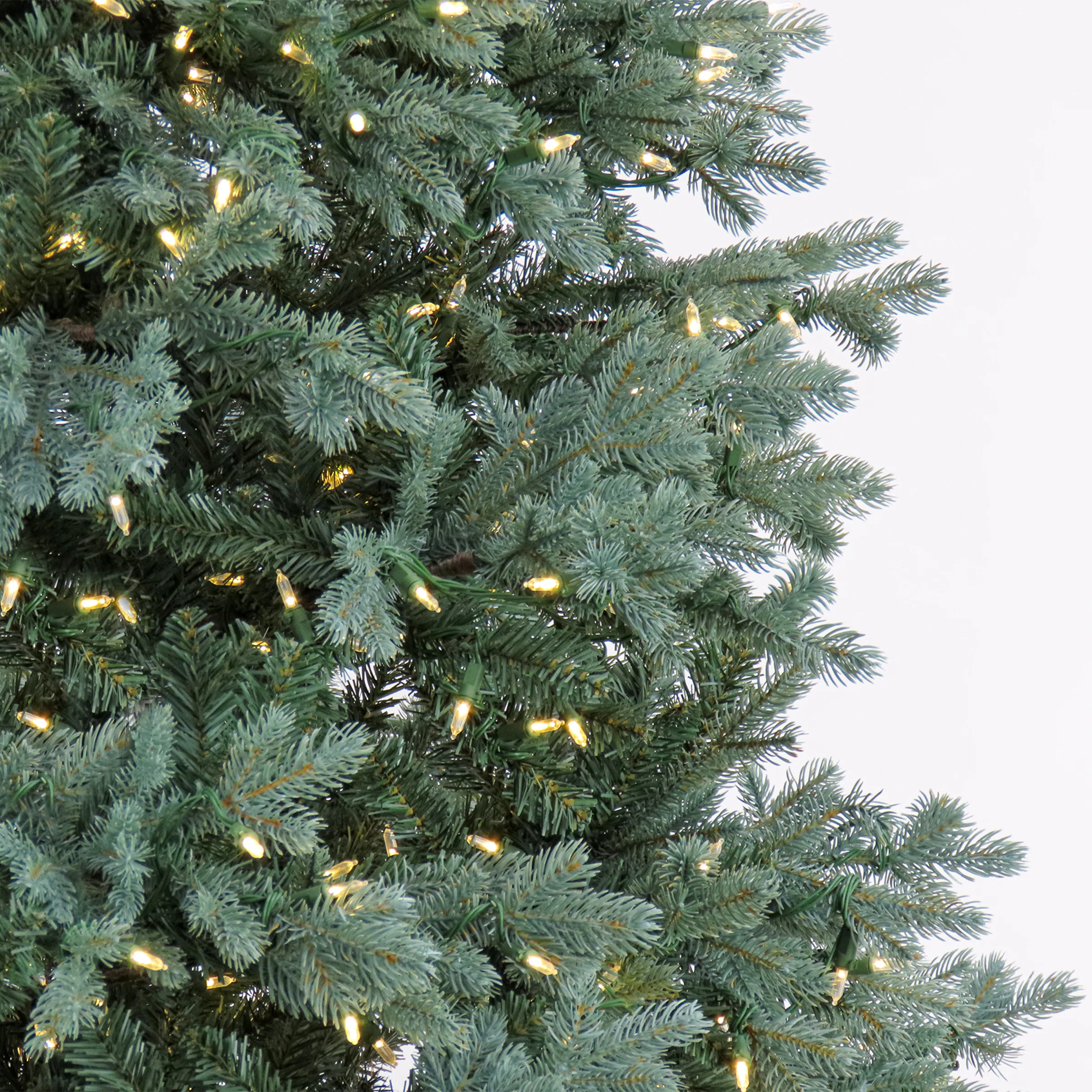 9ft. Pre-Lit Wellesley Fir Hinged Tree with PowerConnect Warm White LED Lights - Image 3