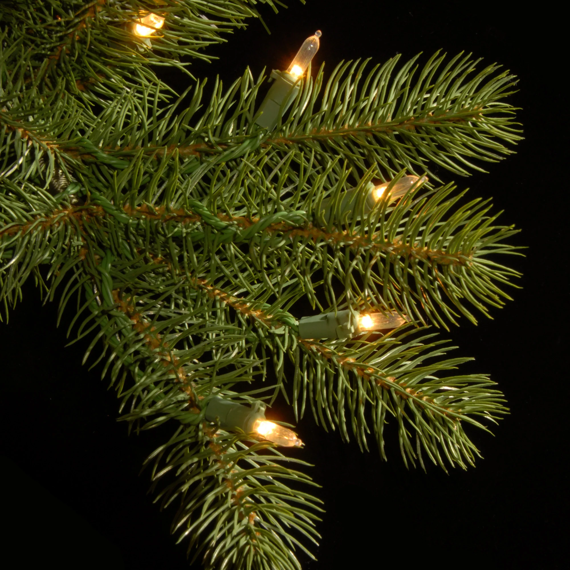 9 ft. Pre-Lit Downswept Douglas Fir Pencil Slim Tree with Dual Color LED Lights, Plug-In - Image 5