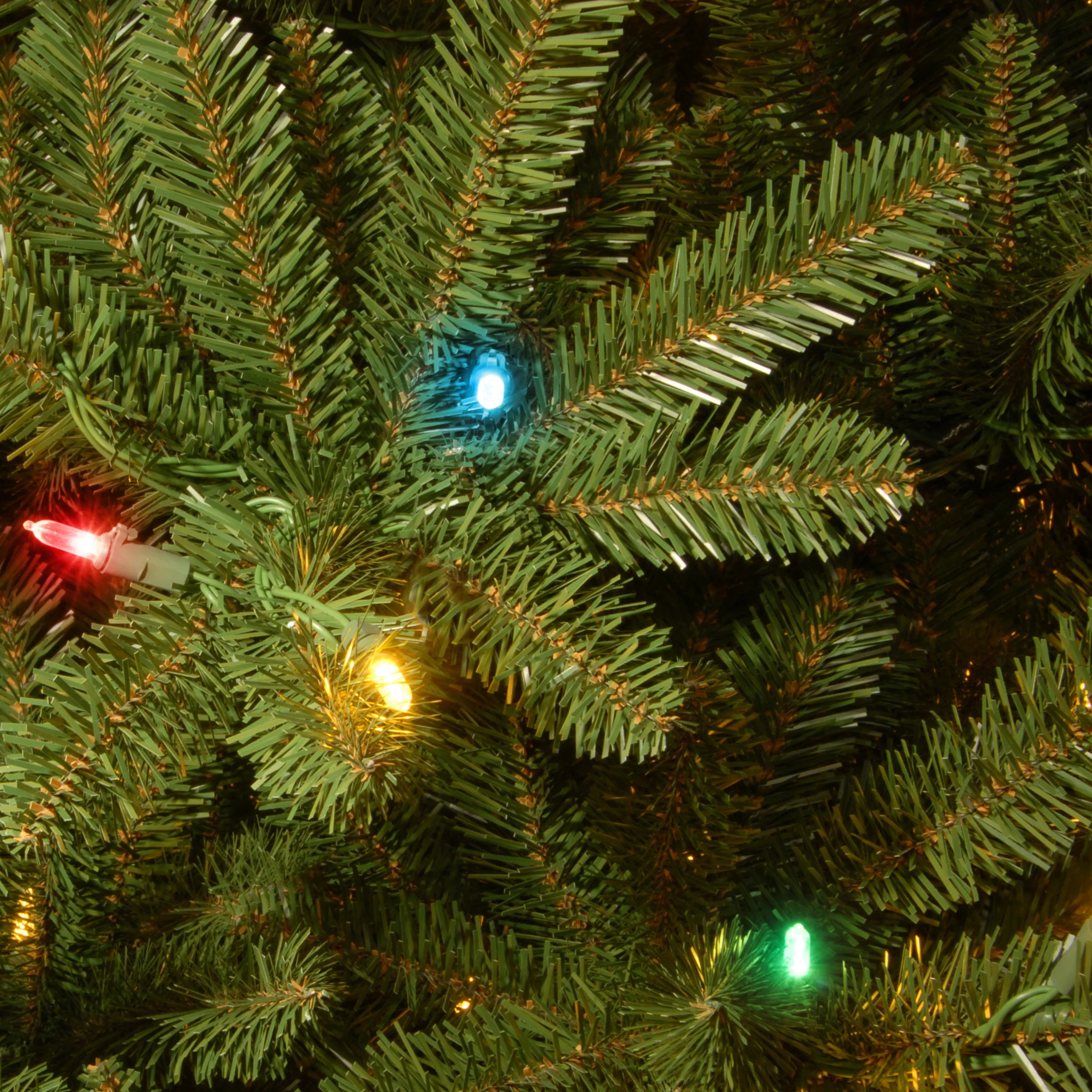 9 ft. Pre-Lit Natural Fraser Fir Slim Tree with Multicolor Lights - Image 3