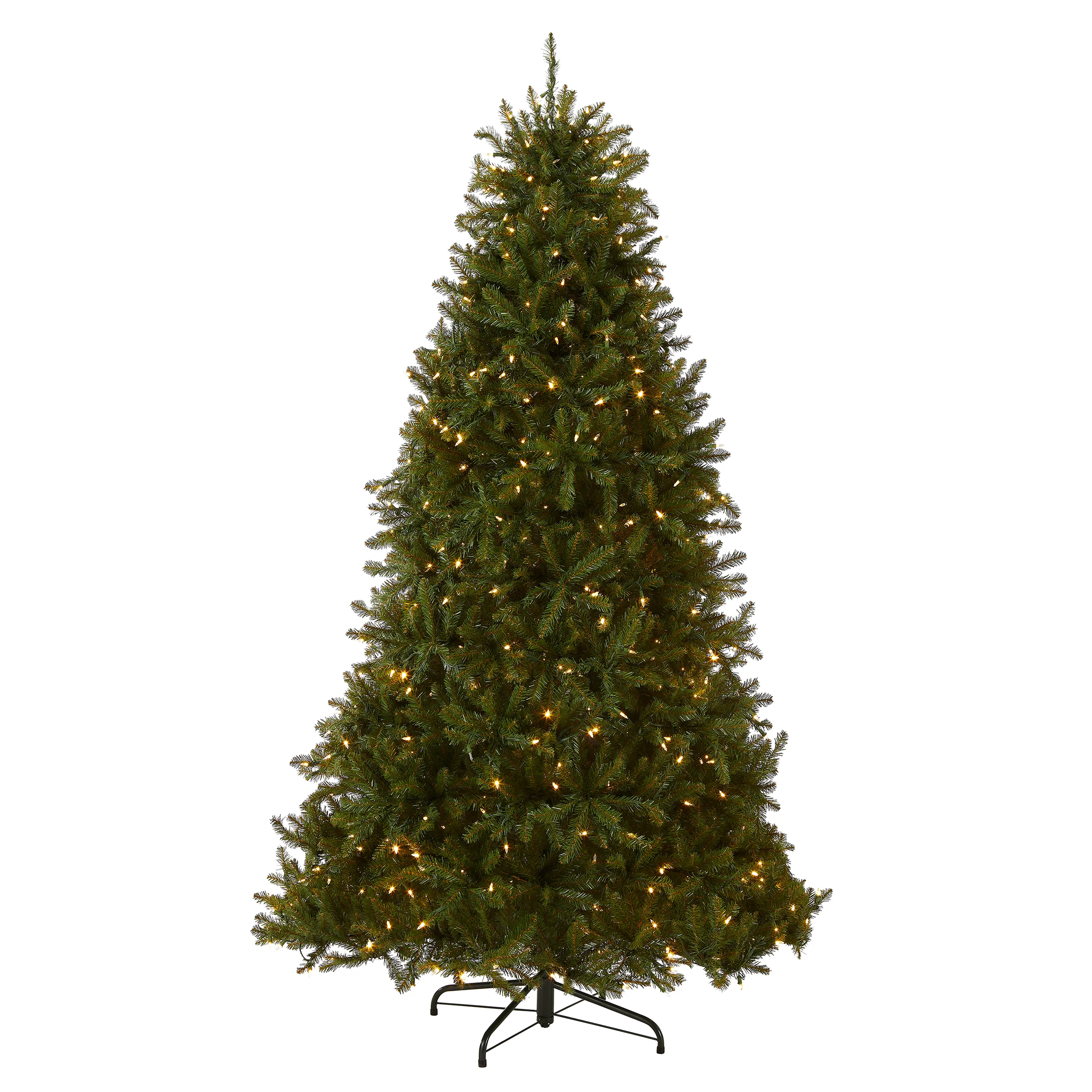 7.5 ft. Pre-Lit Dunhill Fir Tree with PowerConnect Dual Color LED Lights, Plug-In