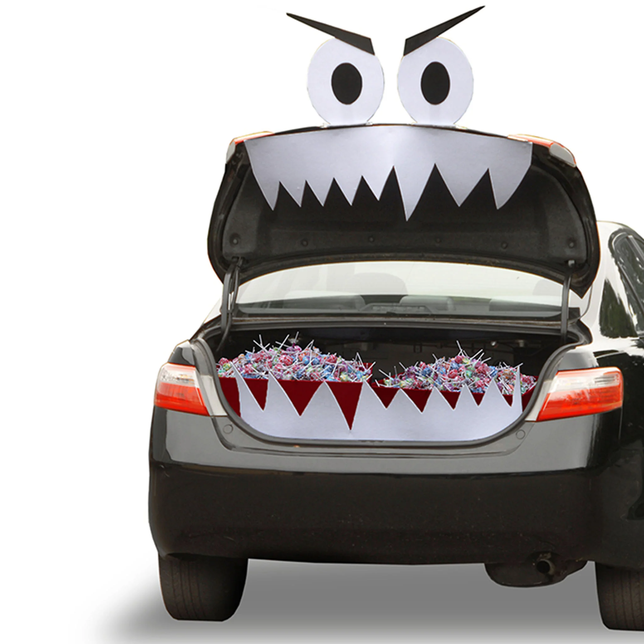 4-Piece Halloween Mean Streak TRICKY TRUNKS Car Decoration Kit