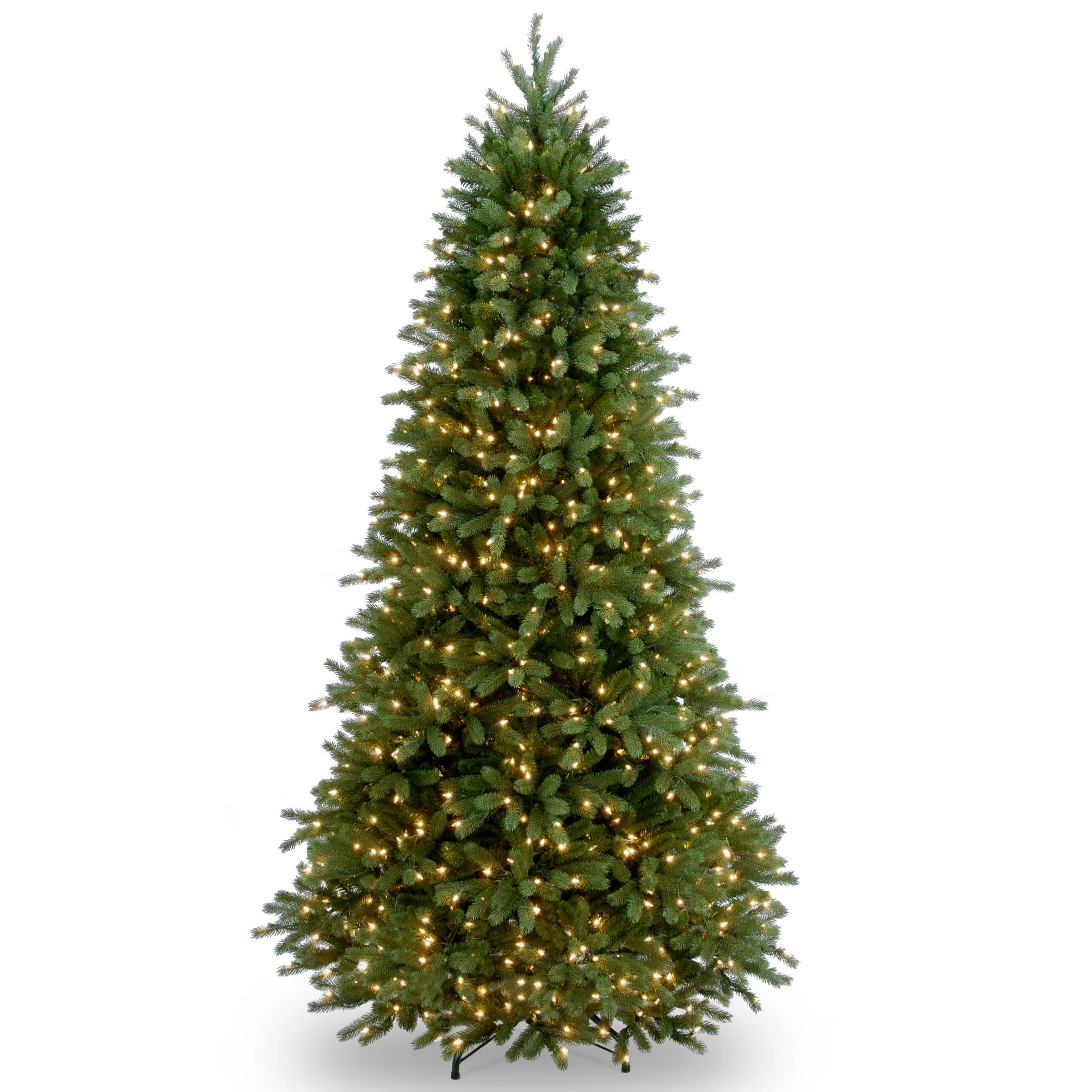 6.5 ft. Pre-Lit Jersey Fraser Fir Slim Tree with Clear Lights, Plug-In