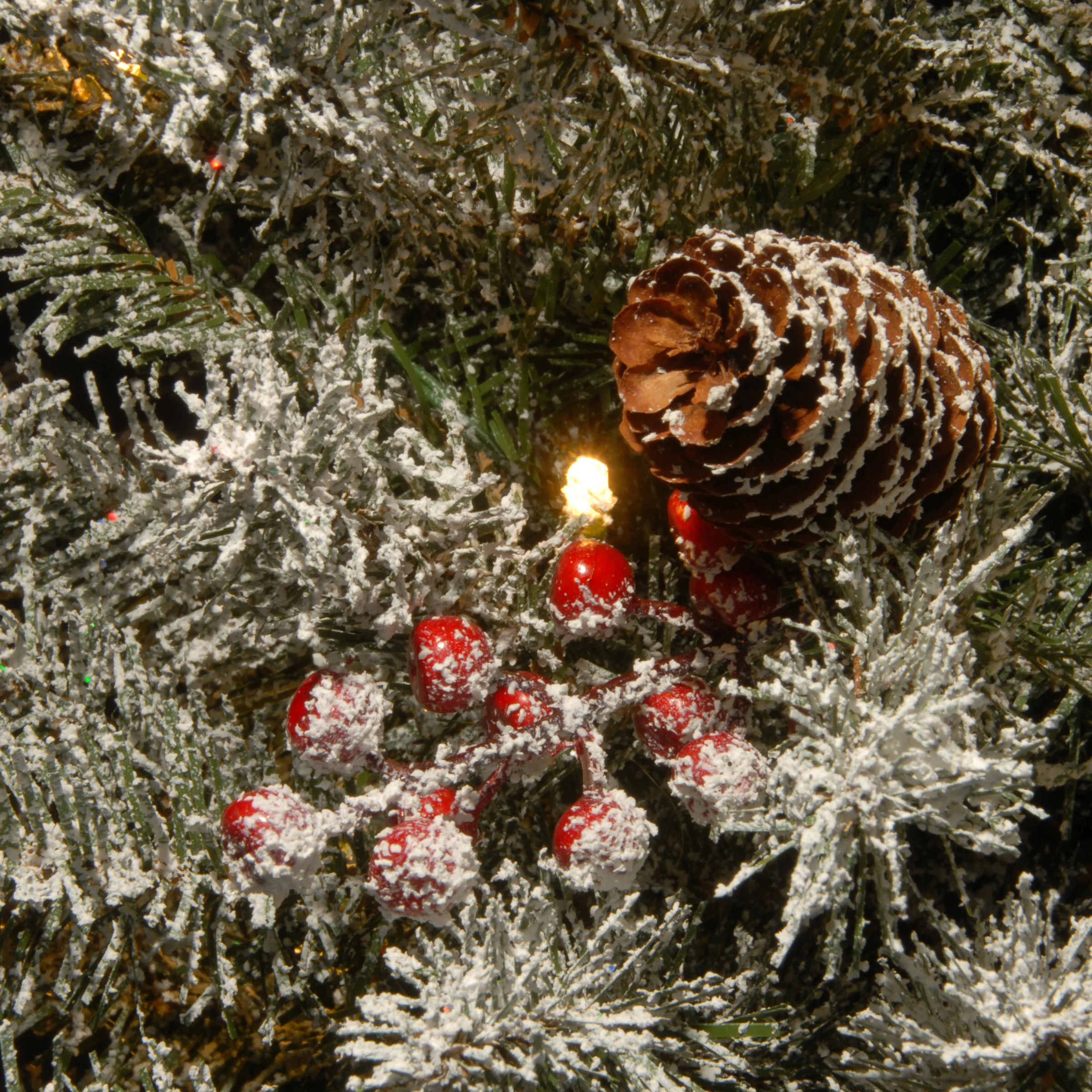 3 ft. Pre-Lit Dunhill Fir Tree with Warm White LED Lights - Image 11