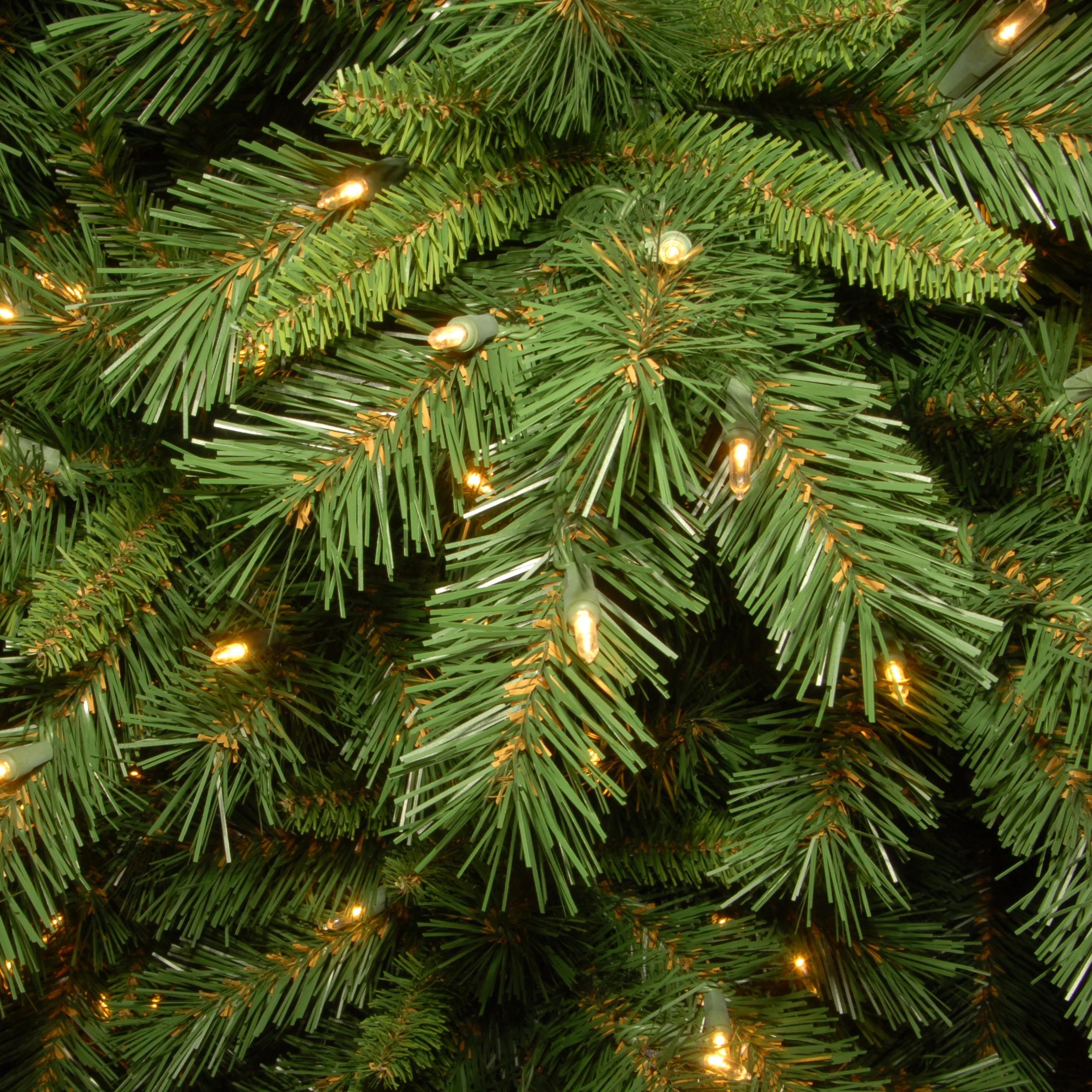 7.5 ft. Tiffany Fir Slim Tree with Clear Lights - Image 3